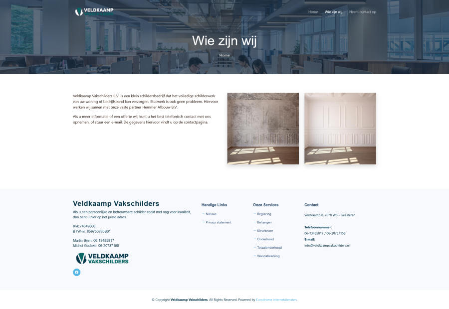 A Fresh Digital Presence for Veldkaamp Vakschilders 2