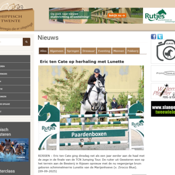 Connecting the Equestrian Community — Hippisch Twente 1
